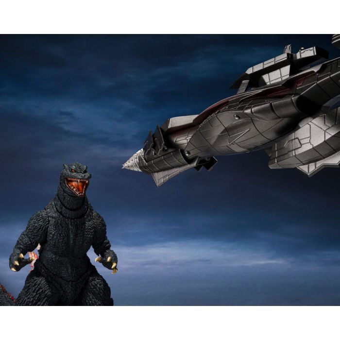 Godzilla: Final Wars S.H.MonsterArts Action Figure Godzilla Heat Ray Ver. vs. New Gotengo 16 cm