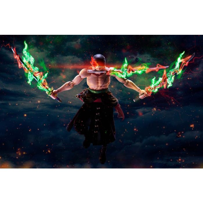 One Piece S.H.Figuarts Action Figure Roronoa Zoro The King of Hell 15 cm 