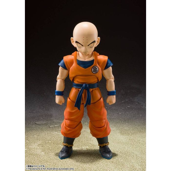 Dragon Ball Z S.H. Figuarts Action Figure Krillin-Earth's Strongest Man 12 cm