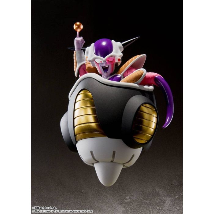 Dragon Ball Z S.H. Figuarts Action Figure Frieza (First Form) & Frieza Pod Reissue 11 cm
