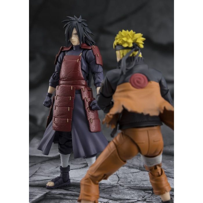 Naruto Shippuden S.H.Figuarts Action Figure Madara Uchiha Legend of Darkness 17 cm    