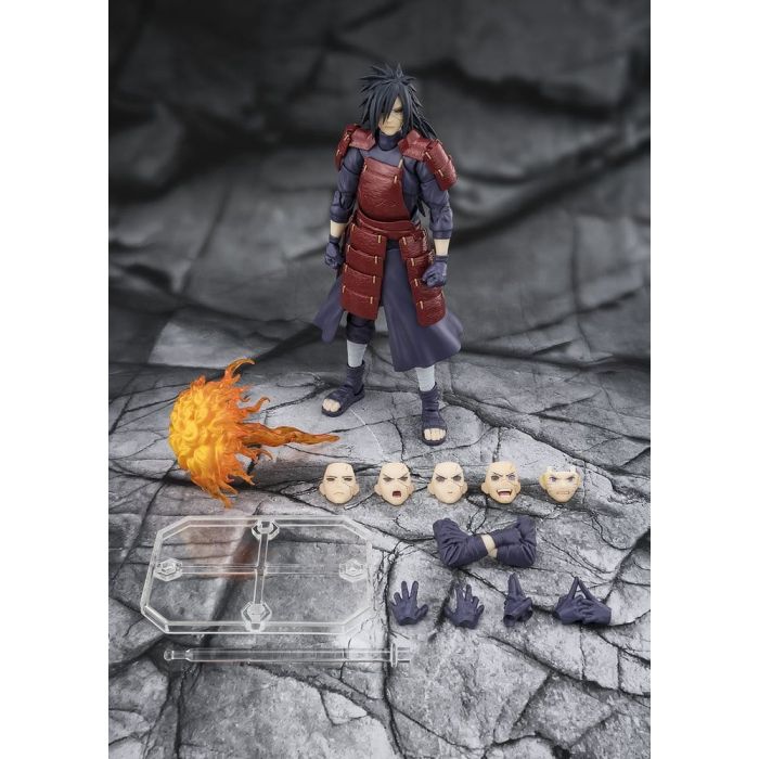 Naruto Shippuden S.H.Figuarts Action Figure Madara Uchiha Legend of Darkness 17 cm    