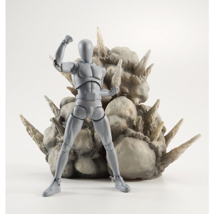Tamashii Effect Action Figure Accessory Explosion Gray Ver. for S.H.Figuarts