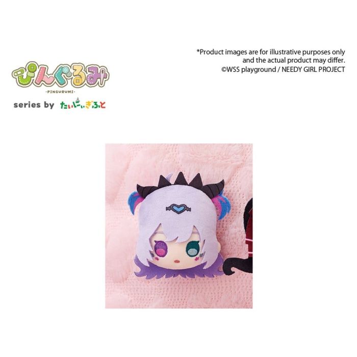 Needy Girl Overdose Pingurumi Mini Figure Purple Lollipop 8 cm