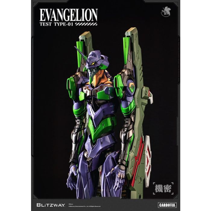 Evangelion Carbotix Action Figure Evangelion Unit-01 Test Type (DX Ver.) 33 cm