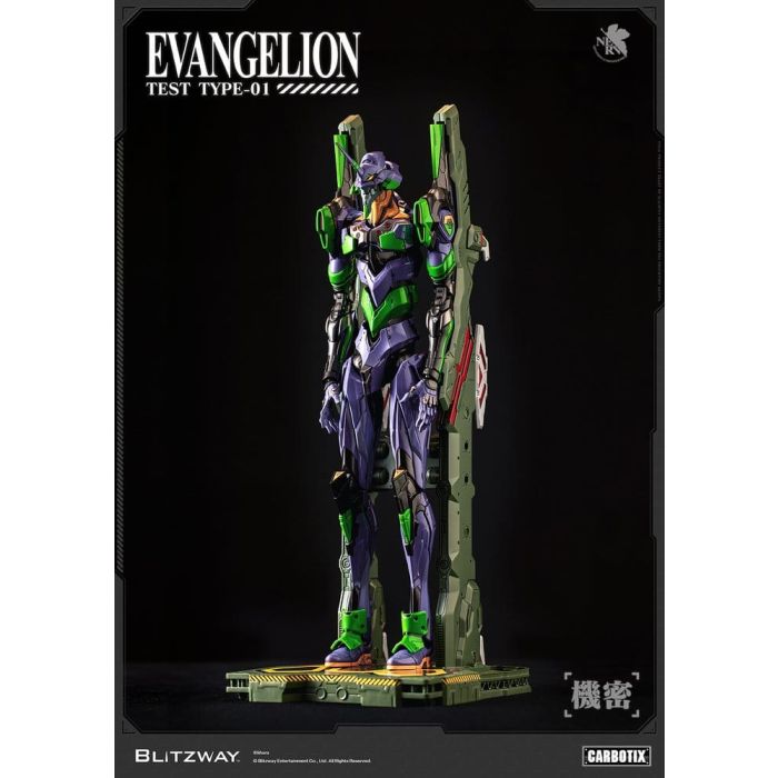 Evangelion Carbotix Action Figure Evangelion Unit-01 Test Type (DX Ver.) 33 cm
