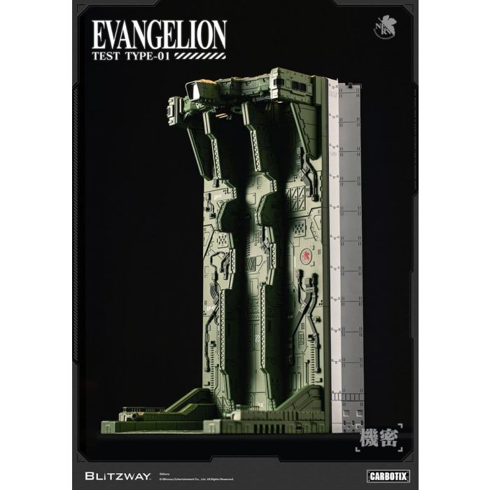Evangelion Carbotix Action Figure Evangelion Unit-01 Test Type (DX Ver.) 33 cm