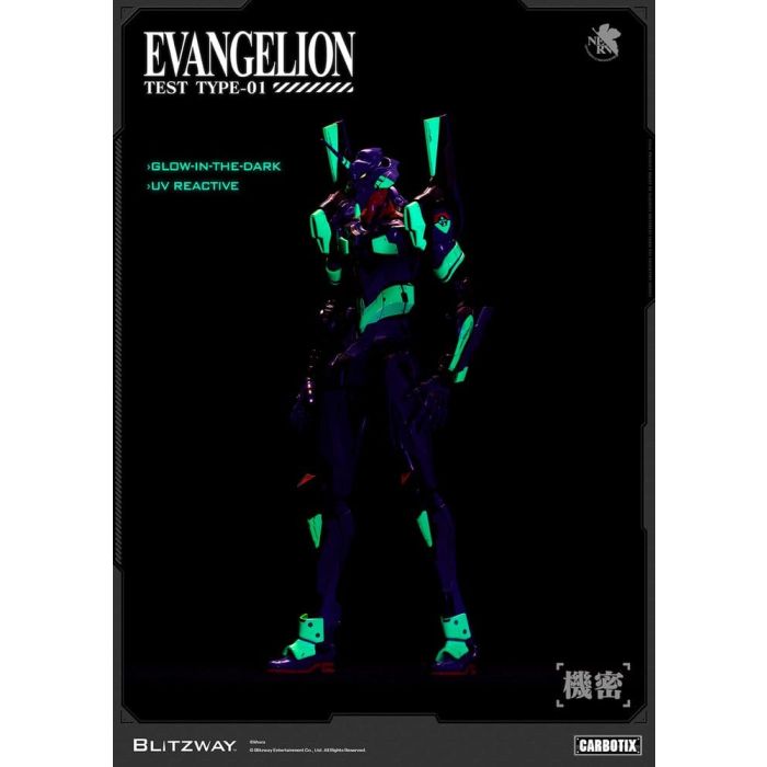 Evangelion Carbotix Action Figure Evangelion Unit-01 Test Type (DX Ver.) 33 cm