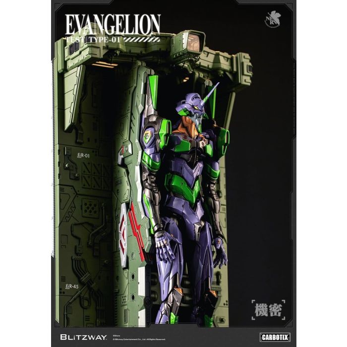 Evangelion Carbotix Action Figure Evangelion Unit-01 Test Type (DX Ver.) 33 cm