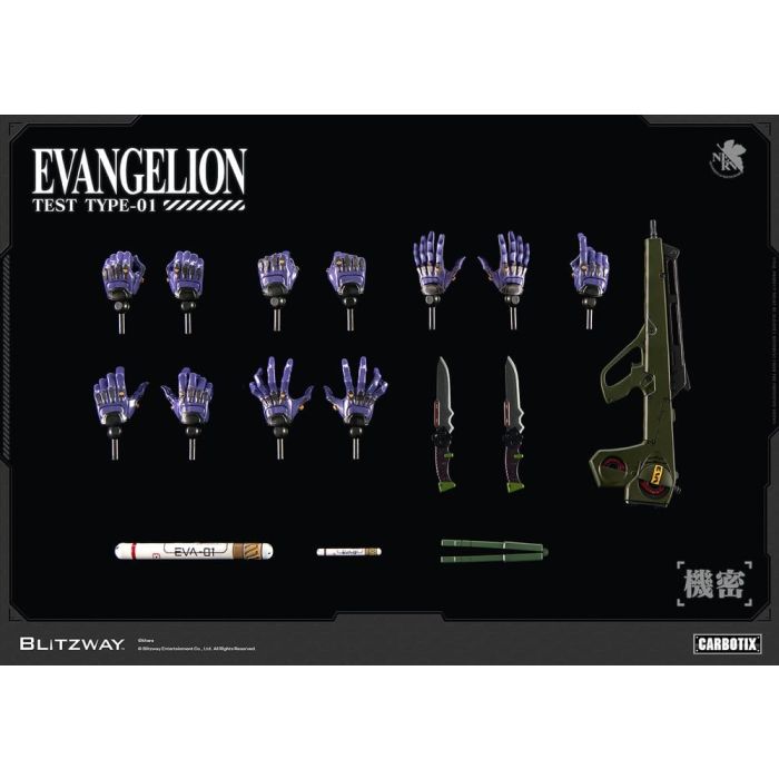 Evangelion Carbotix Action Figure Evangelion Unit-01 Test Type (DX Ver.) 33 cm