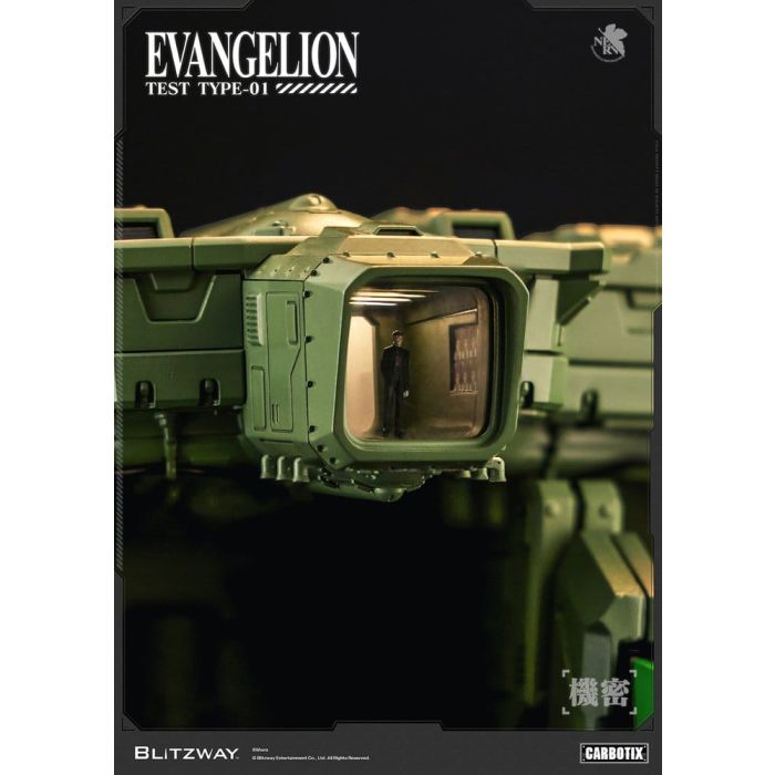 Evangelion Carbotix Action Figure Evangelion Unit-01 Test Type (DX Ver.) 33 cm