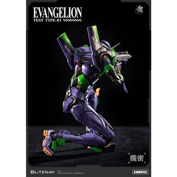 Evangelion Carbotix Action Figure Evangelion Unit-01 Test Type (DX Ver.) 33 cm