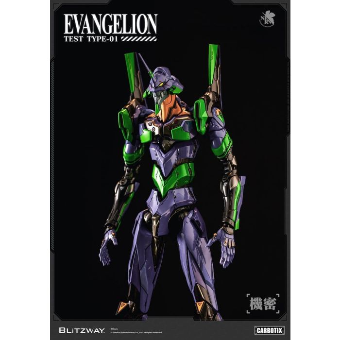 Evangelion Carbotix Action Figure Evangelion Unit-01 Test Type (DX Ver.) 33 cm