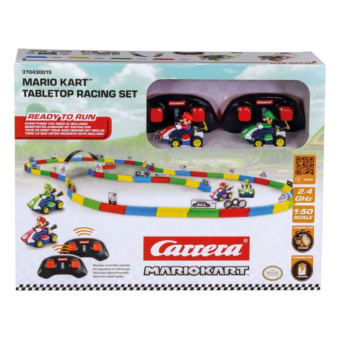 Super Mario Kart RC remote-controlled Car 1/43 2.4GHz Tabletop Racing Set Mario