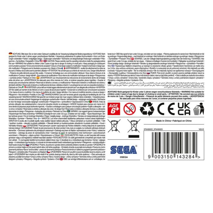 Sonic the Hedgehog RC remote-controlled Car 1/43 2.4GHz Mini Tails