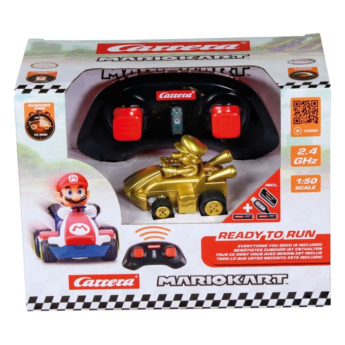 Super Mario Kart RC remote-controlled Car 1/50 2.4GHz Mini Mario Gold 