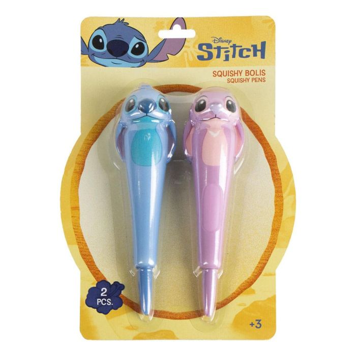 Loli & Stitch Squishy ball pen 2-Pack 