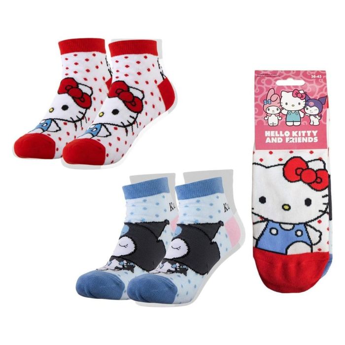 Sanrio Socks 2-Pack Hello Kitty Short 36-43