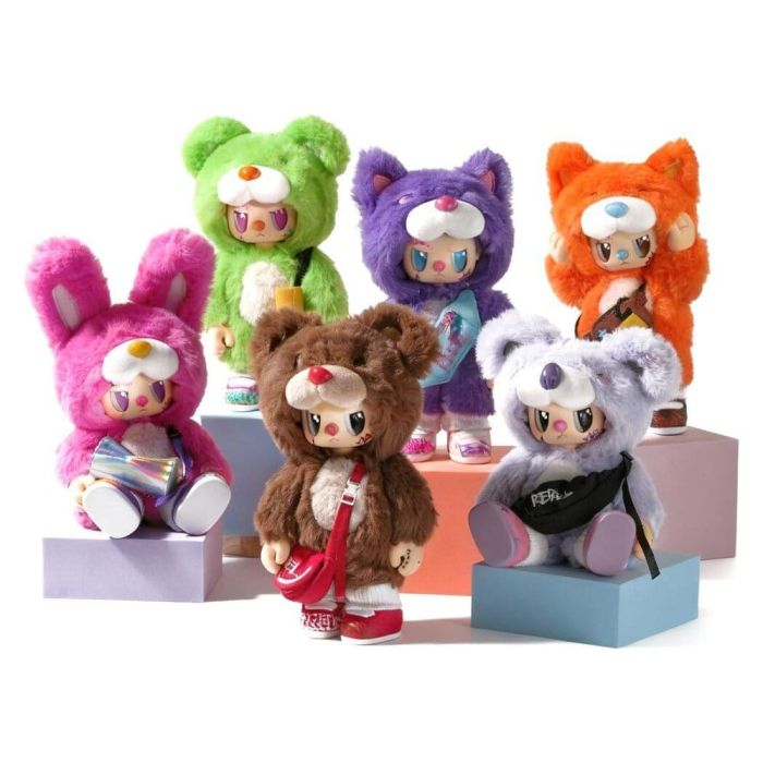 Rebel Bears Plush Action Figures Blind Box Movable Series Display 18 cm (6)