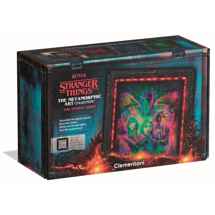 Stranger Things Metamorphic Art Collection Jigsaw Puzzle with Light-Up Effect The Upside (520 pieces)