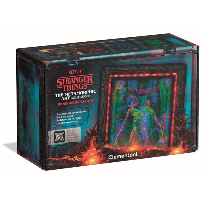 Stranger Things Metamorphic Art Collection Jigsaw Puzzle with Light-Up Effect Demogorgon (520 pieces)