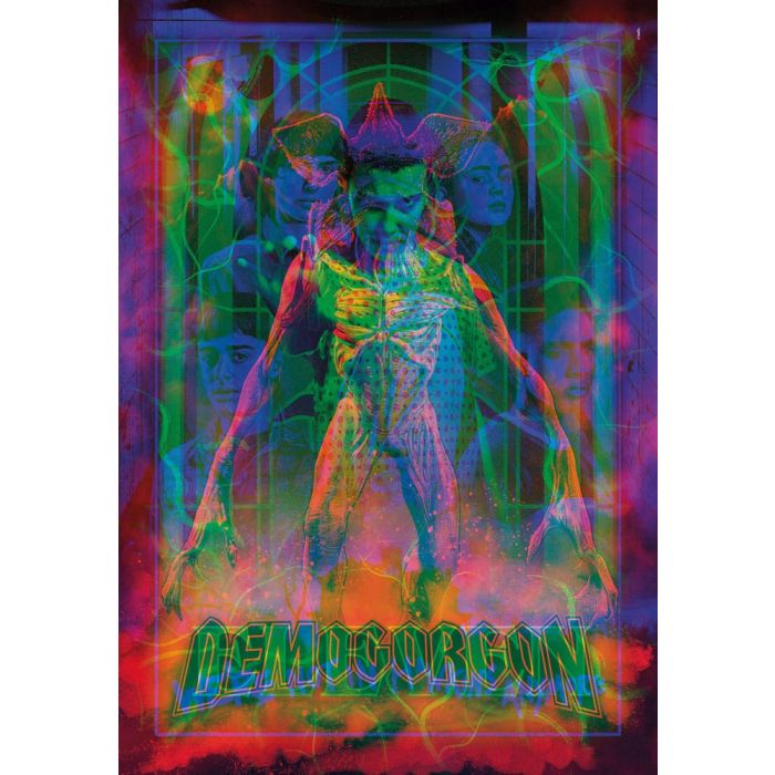 Stranger Things Metamorphic Art Collection Jigsaw Puzzle with Light-Up Effect Demogorgon (520 pieces)