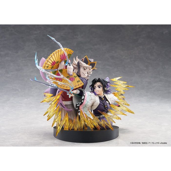 Demon Slayer: Kimetsu no Yaiba PVC Figures 2-Pack Shinobu Kocho & Doma 18 cm
