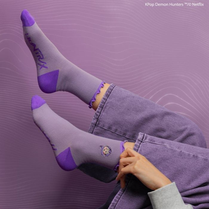 KPop Demon Hunters Socks Set of 3 HUNTR/X