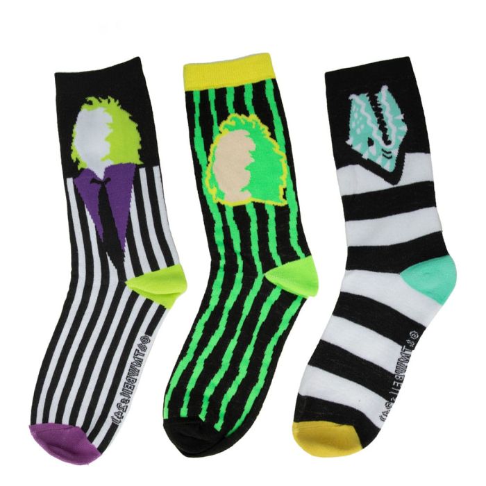Beetlejuice Socks 3-Pack 