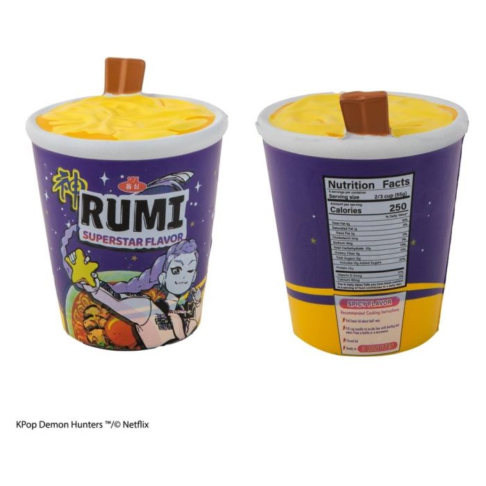 KPop Demon Hunters Squishy Anti Stress Figure Rumi Superstar Flavor Noodles