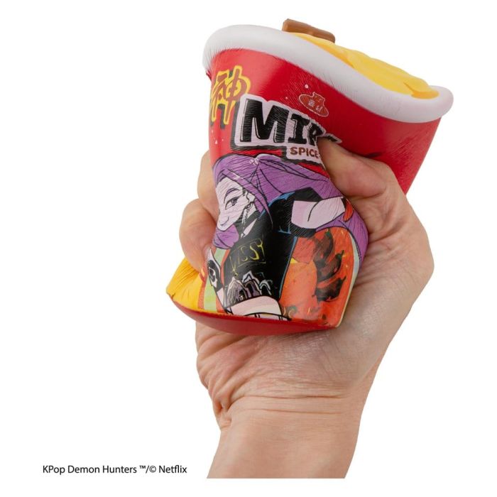 KPop Demon Hunters Squishy Anti Stress Figure Mira Spice Queen Noodles