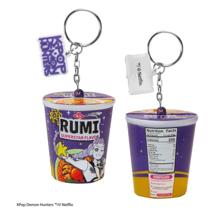 KPop Demon Hunters Squishy Keychain Rumi Superstar Flavor Noodles