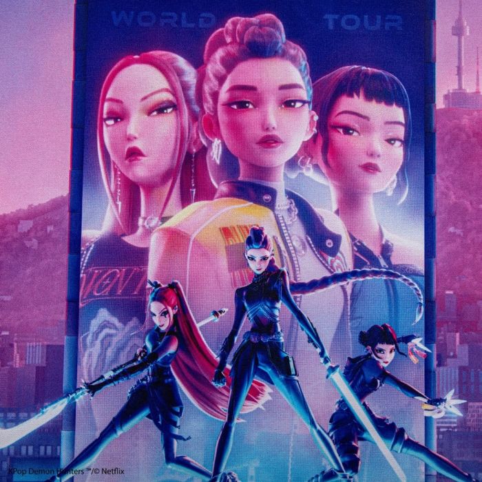 KPop Demon Hunters Desk Mat Takedown XL