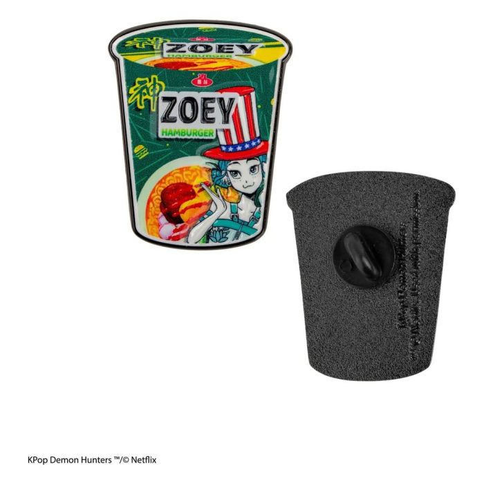 KPop Demon Hunters Pin Zoey Hamburger Noodles