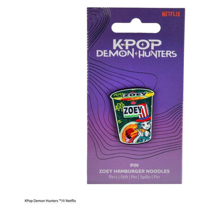 KPop Demon Hunters Pin Zoey Hamburger Noodles