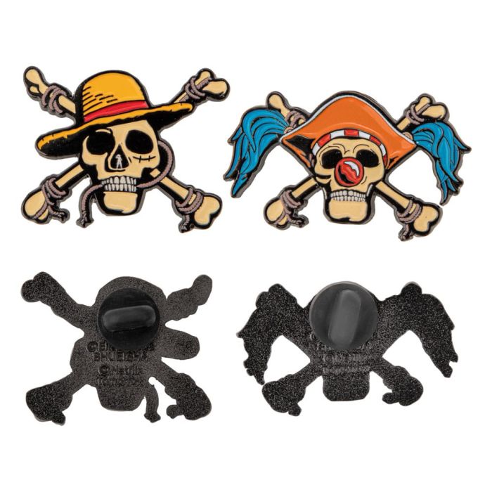 One Piece - Luffy and Buggy pin set
