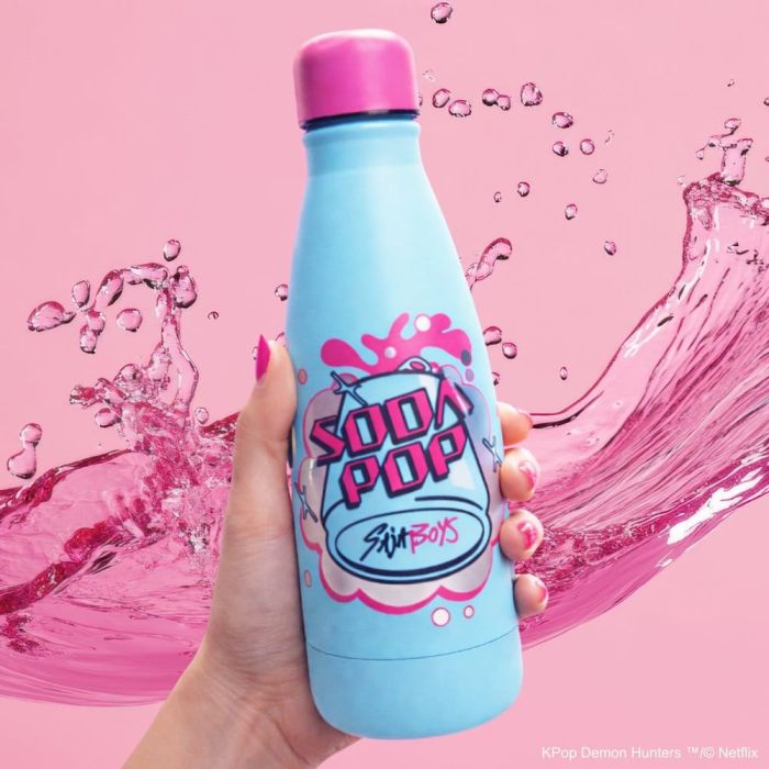 KPop Demon Hunters Mini Water Bottle Soda Pop