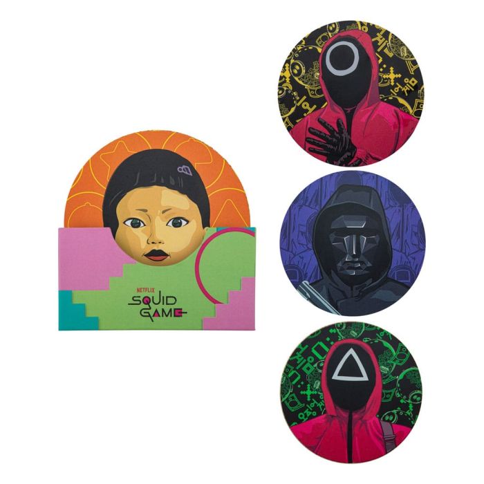 Squid Game Coaster 4-Pack 