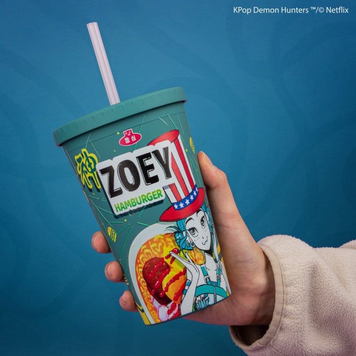 KPop Demon Hunters Tumbler Zoey Hamburger