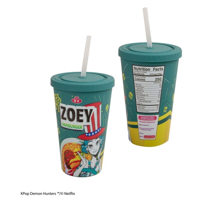 KPop Demon Hunters Tumbler Zoey Hamburger