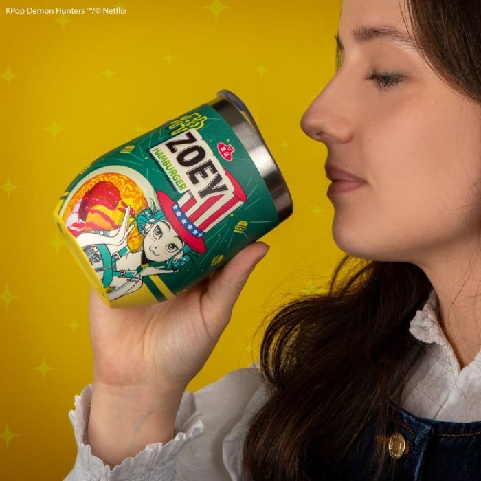 KPop Demon Hunters Travel Mug Zoey Hamburger