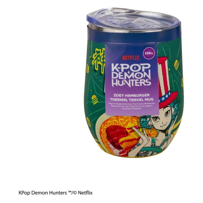 KPop Demon Hunters Travel Mug Zoey Hamburger