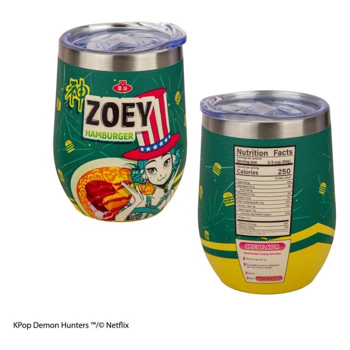 KPop Demon Hunters Travel Mug Zoey Hamburger