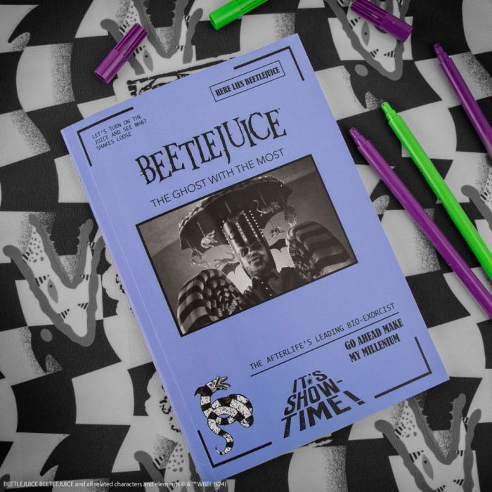 Beetlejuice Notebook It's Show Time 
