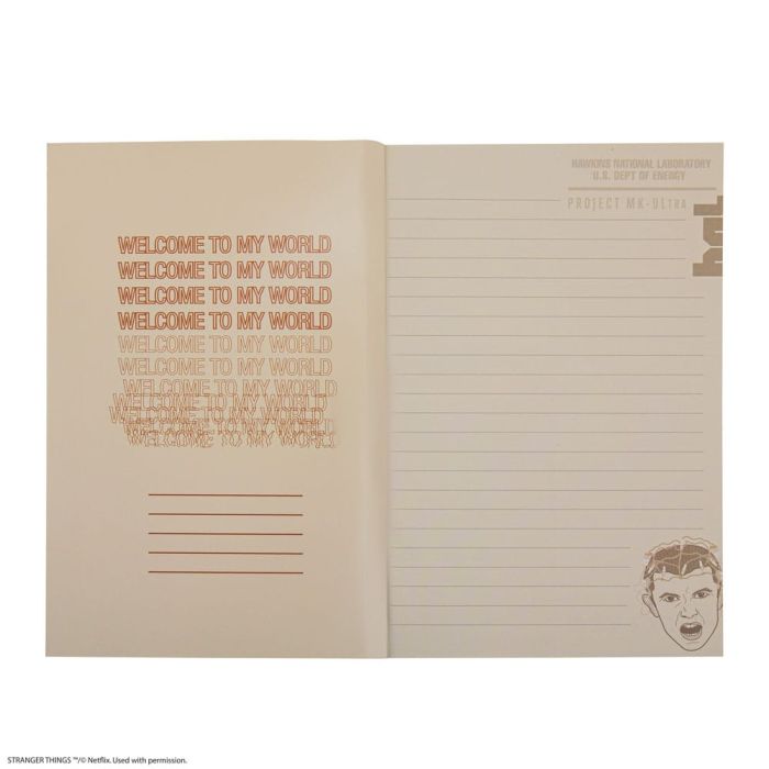 Stranger Things Notebook Eleven