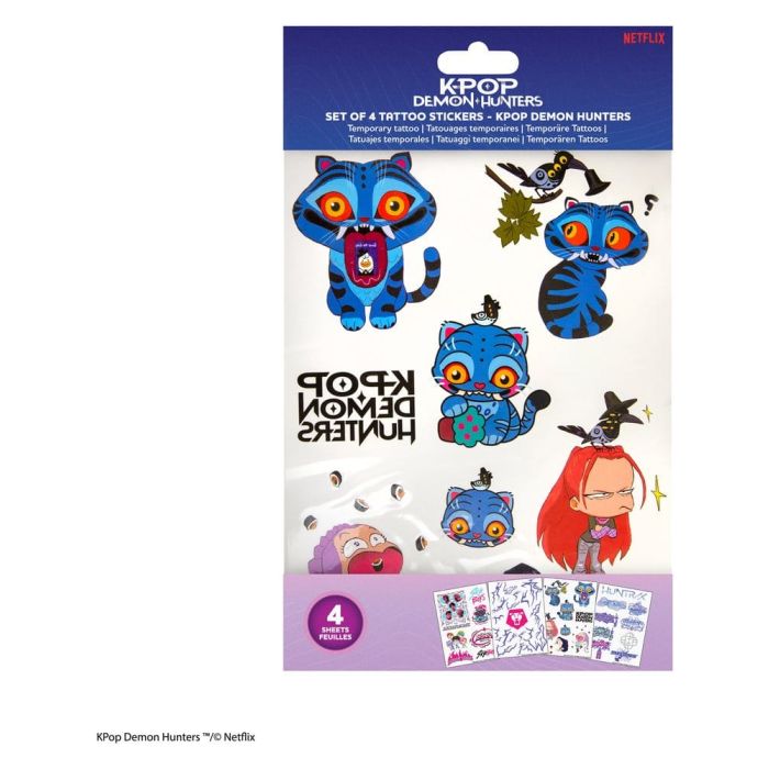 KPop Demon Hunters Tattoo Stickers KPop Demon Hunters