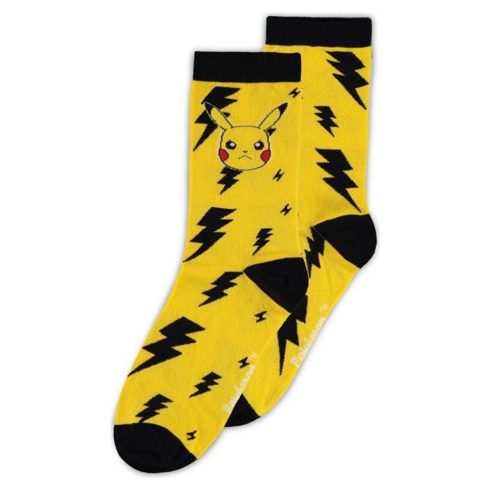 Pokémon Socks 3-Pack Crew 43-46