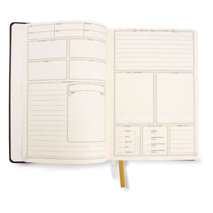 Dungeons & Dragons RPG Journal 5e Green