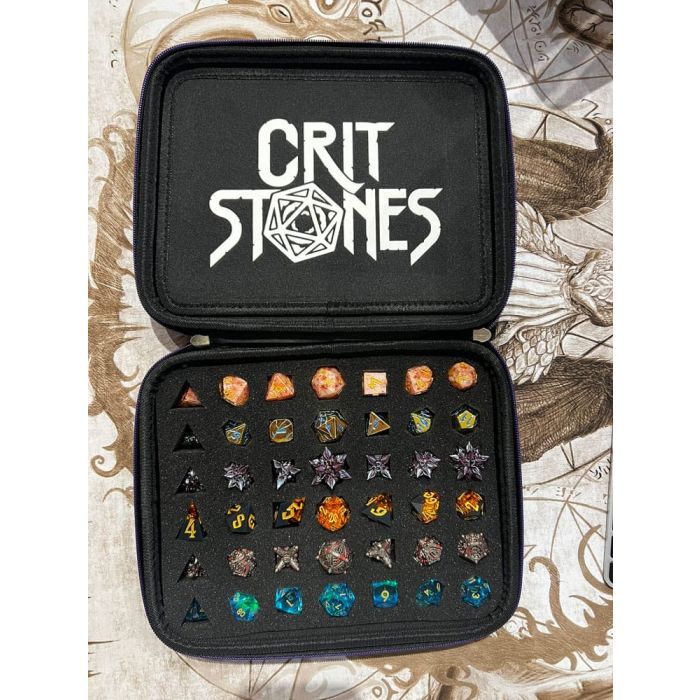 CritStones Dice Case Arcanum Green