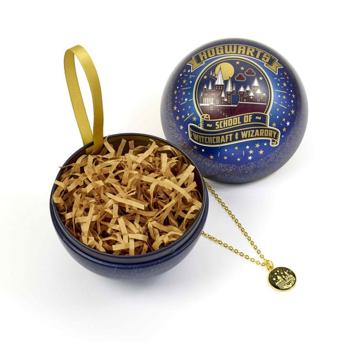 Harry Potter tree ornament with Necklace Hogwarts School of Witchcraft and Wizardry